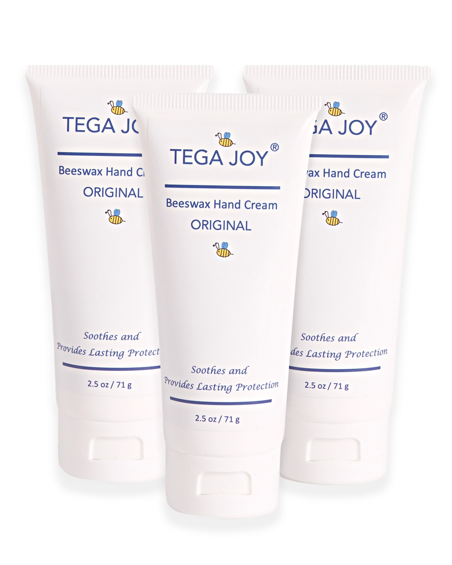 Tega Joy Original Beeswax Hand Cream with Cashmere Glow, 2.5 oz.
